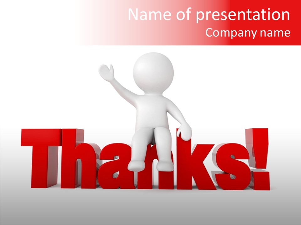 Man Figure Word PowerPoint Template