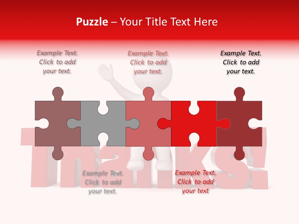 Man Figure Word PowerPoint Template