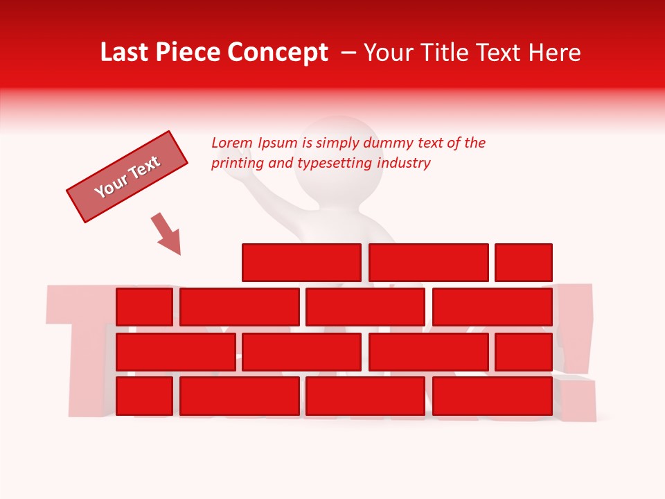 Man Figure Word PowerPoint Template