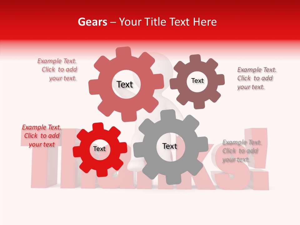 Man Figure Word PowerPoint Template