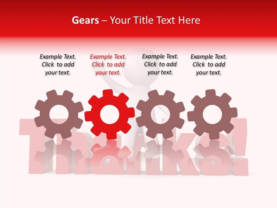 Man Figure Word PowerPoint Template