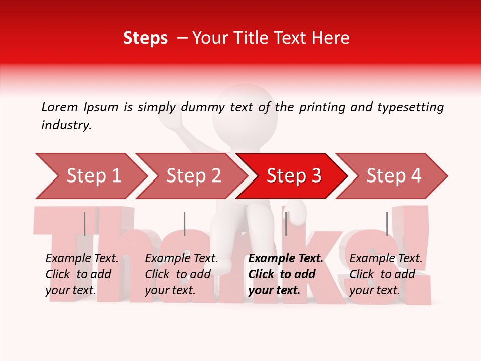 Man Figure Word PowerPoint Template