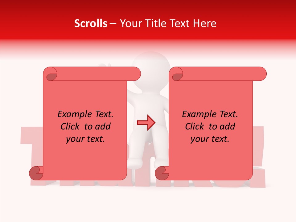 Man Figure Word PowerPoint Template