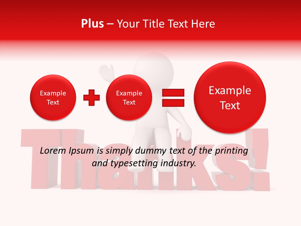 Man Figure Word PowerPoint Template