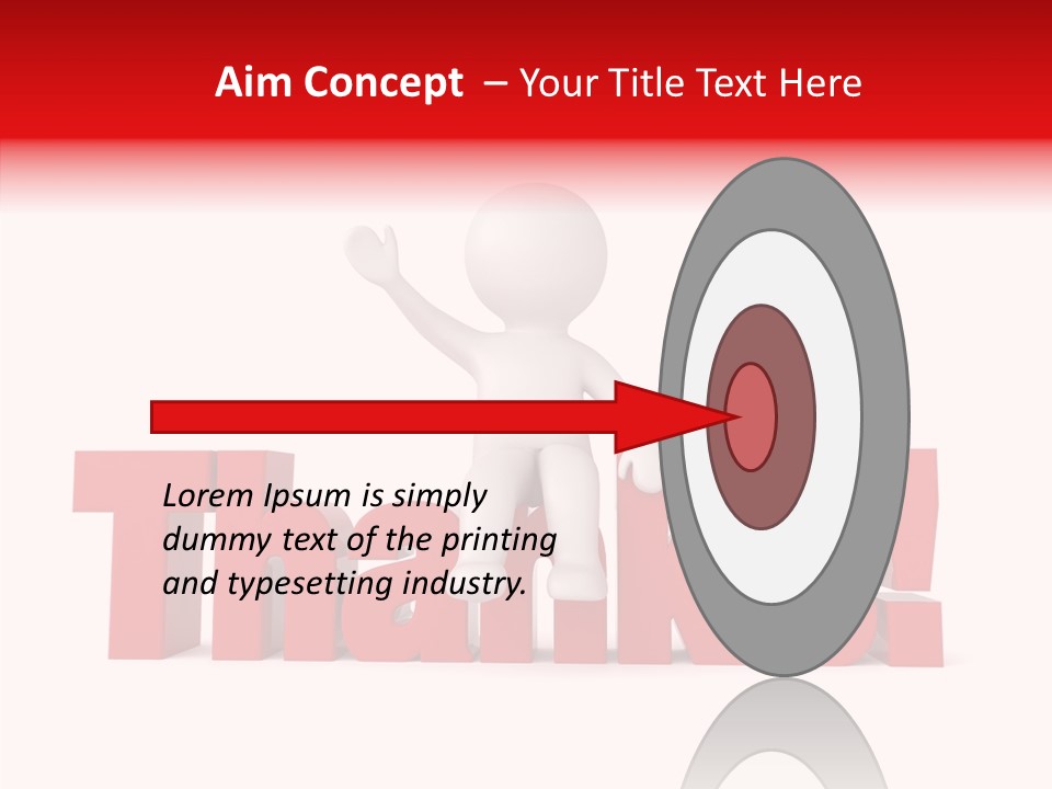 Man Figure Word PowerPoint Template