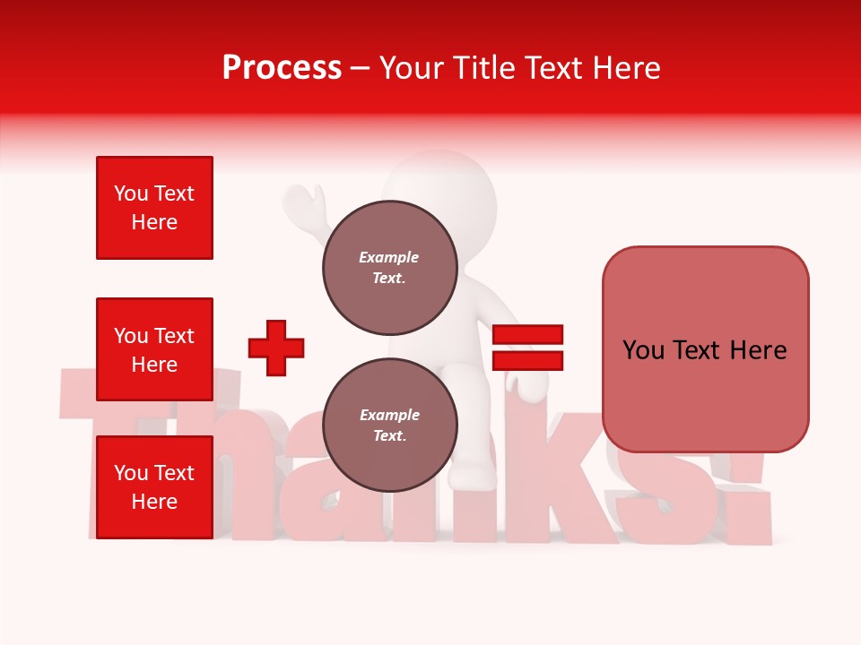 Man Figure Word PowerPoint Template