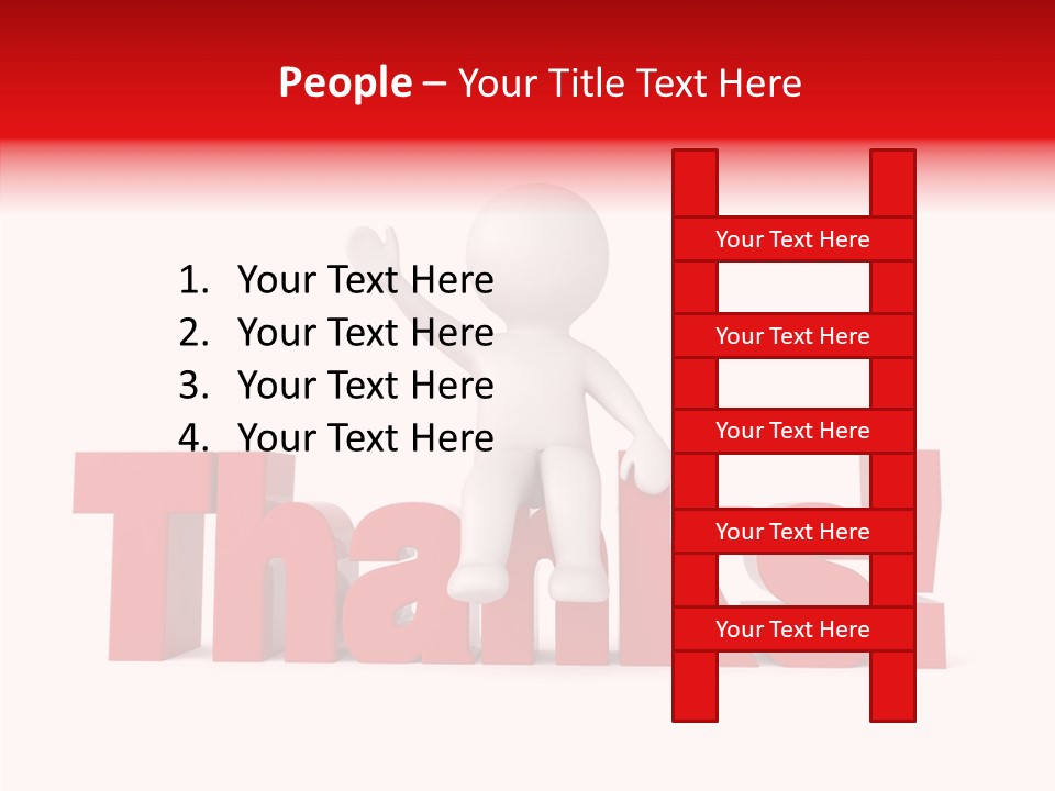 Man Figure Word PowerPoint Template