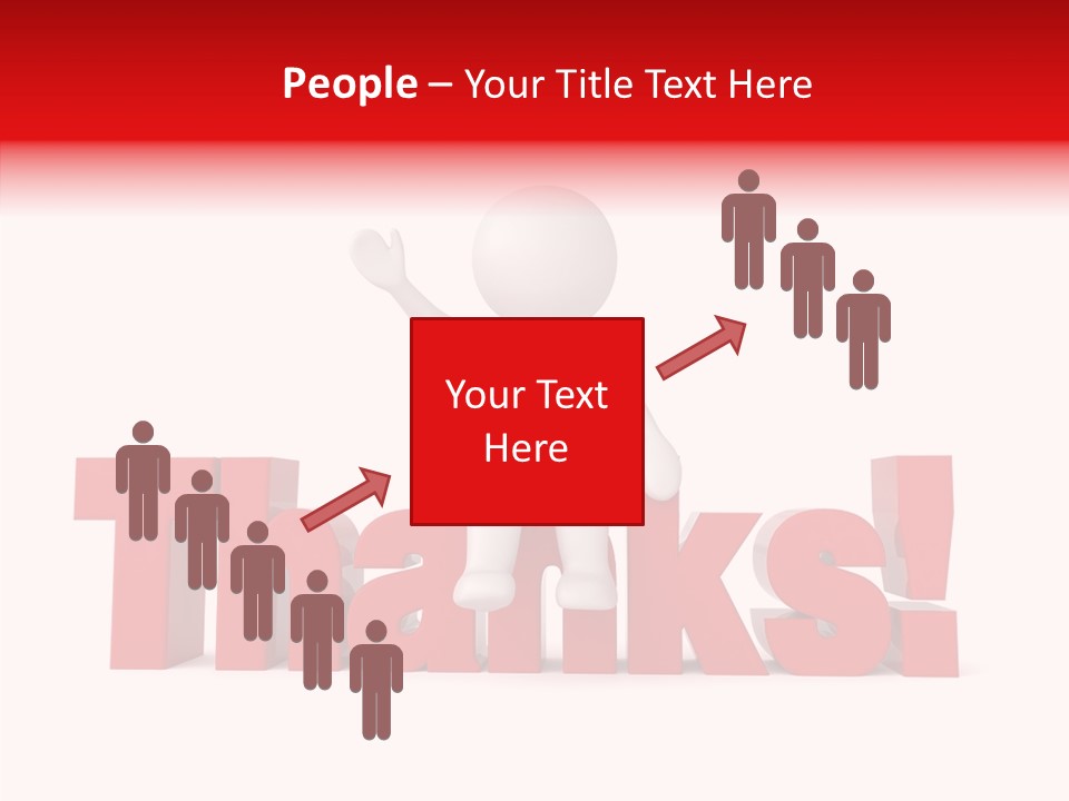 Man Figure Word PowerPoint Template