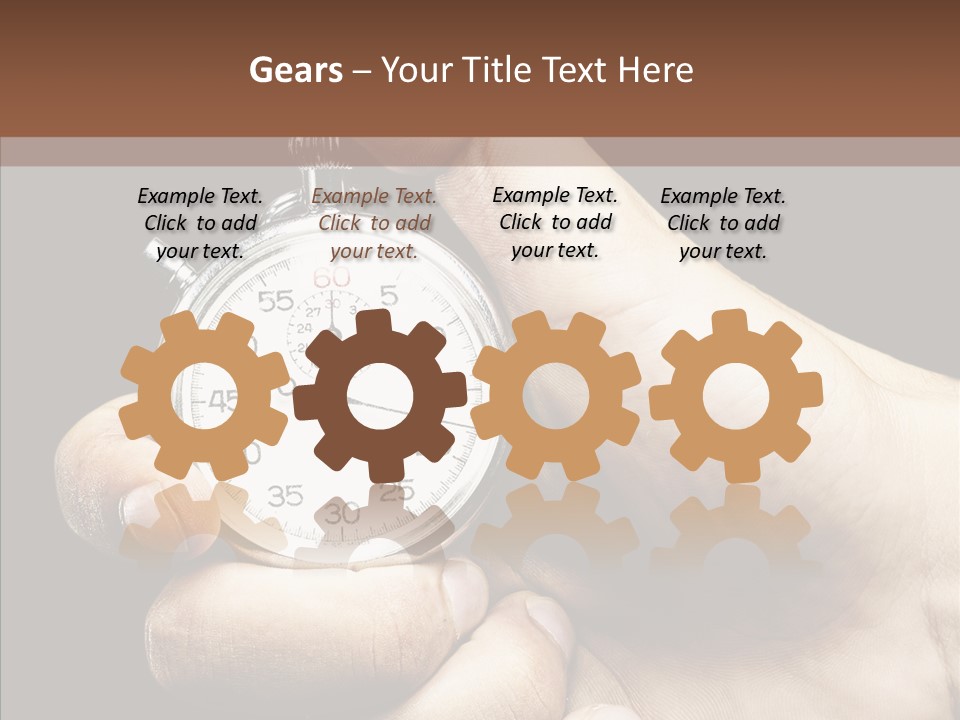 Competition Silver Measure PowerPoint Template