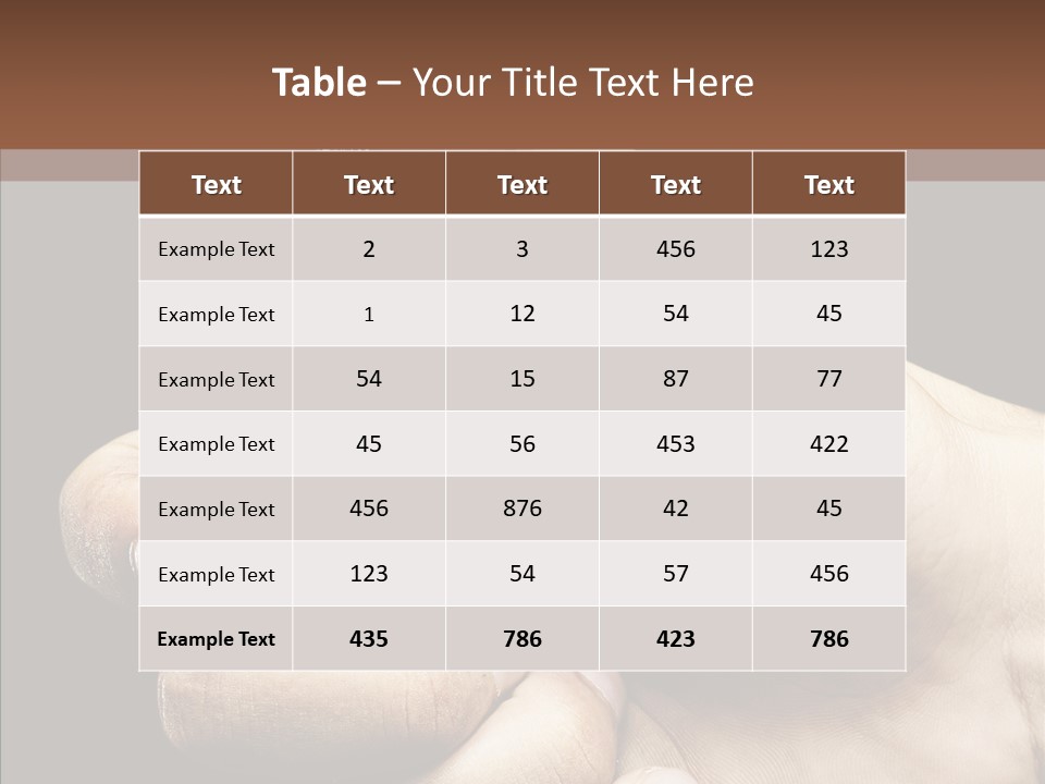Competition Silver Measure PowerPoint Template