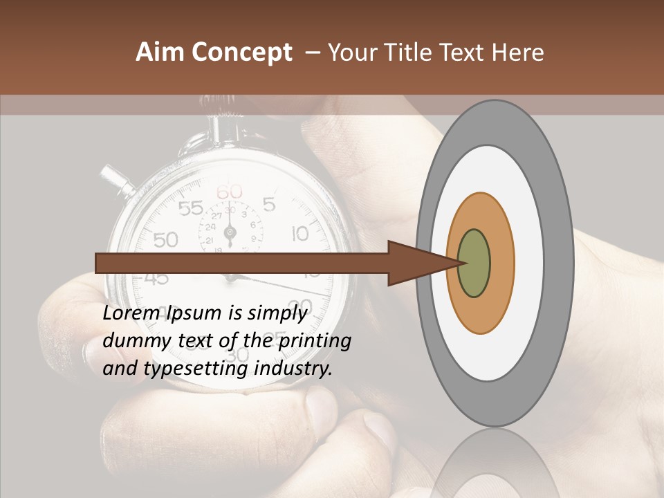 Competition Silver Measure PowerPoint Template