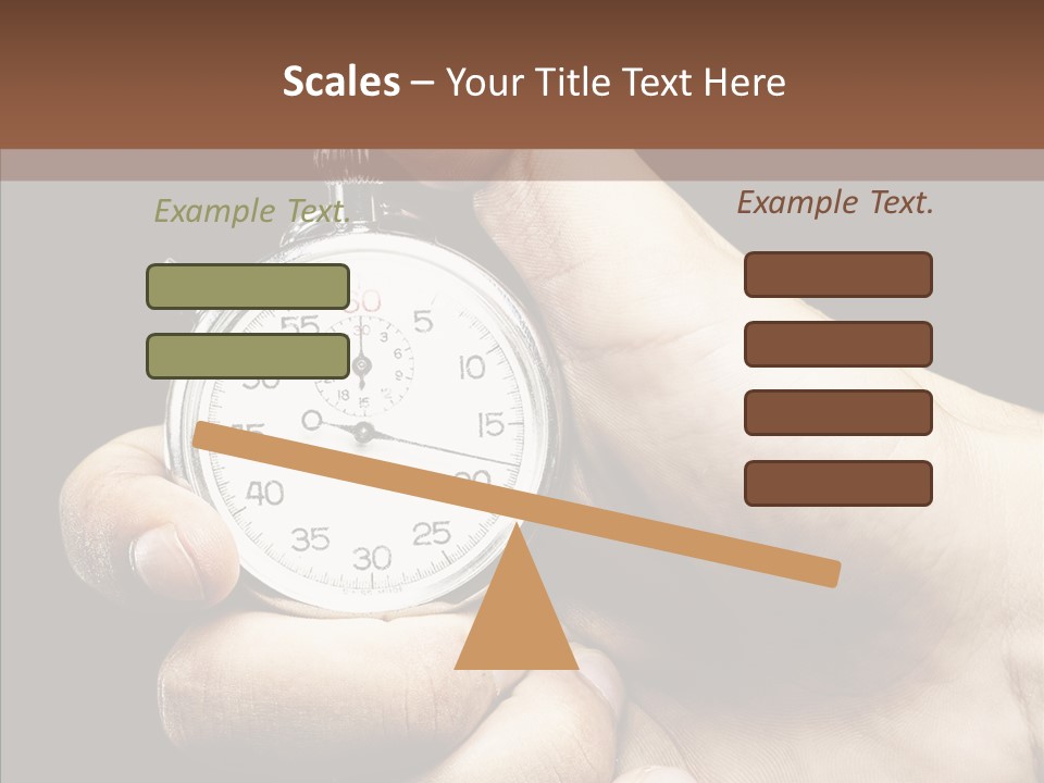 Competition Silver Measure PowerPoint Template