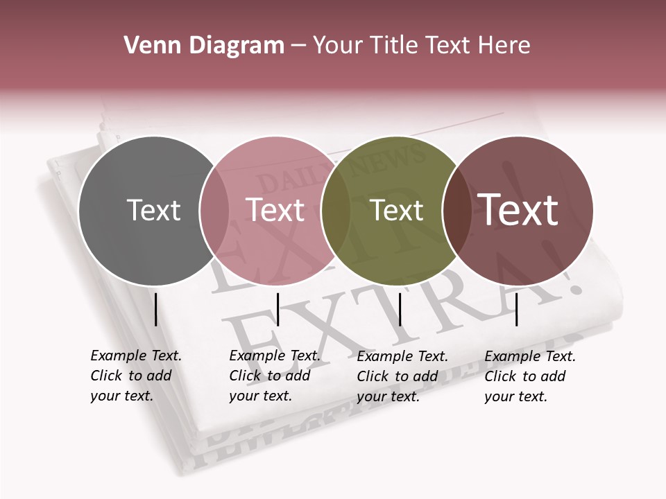 News Broadsheet White Background PowerPoint Template