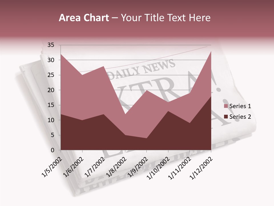 News Broadsheet White Background PowerPoint Template