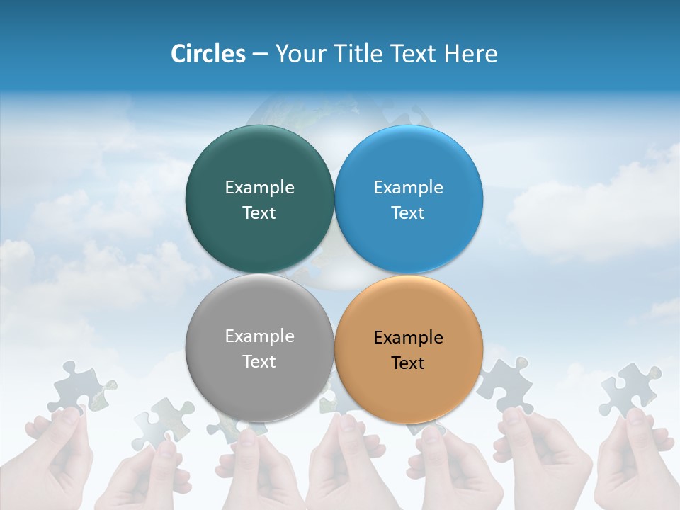 Global Playing Metaphor PowerPoint Template