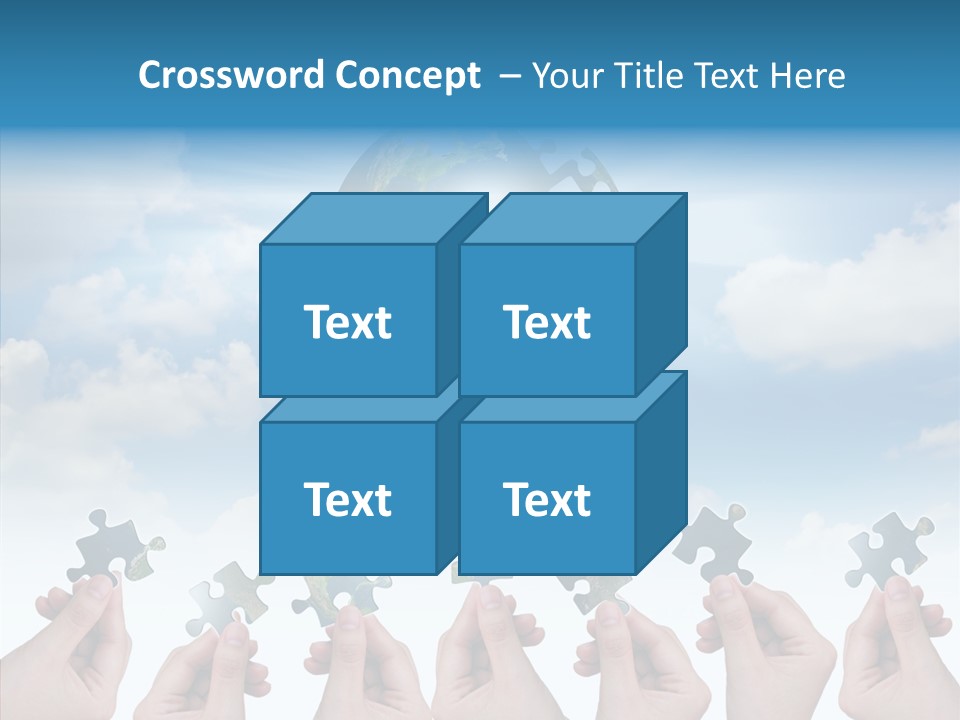 Global Playing Metaphor PowerPoint Template
