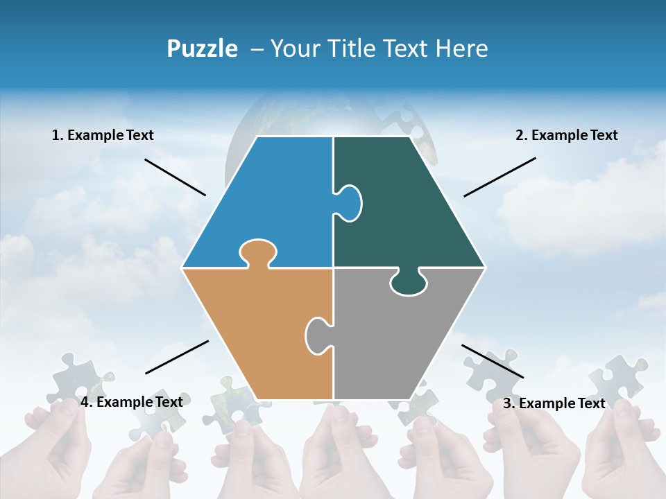 Global Playing Metaphor PowerPoint Template