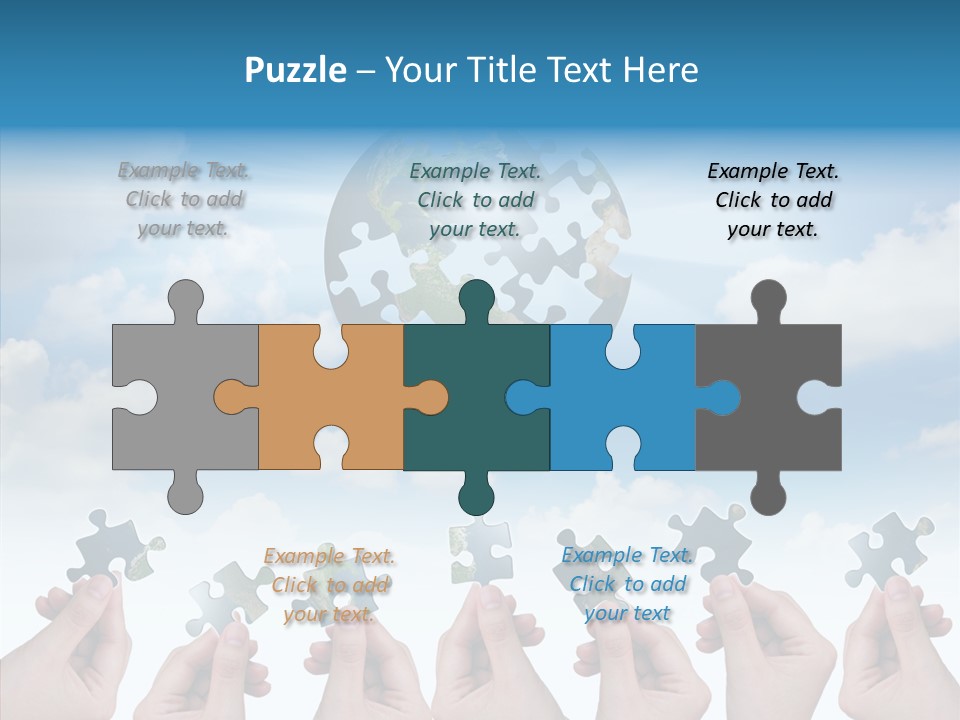 Global Playing Metaphor PowerPoint Template