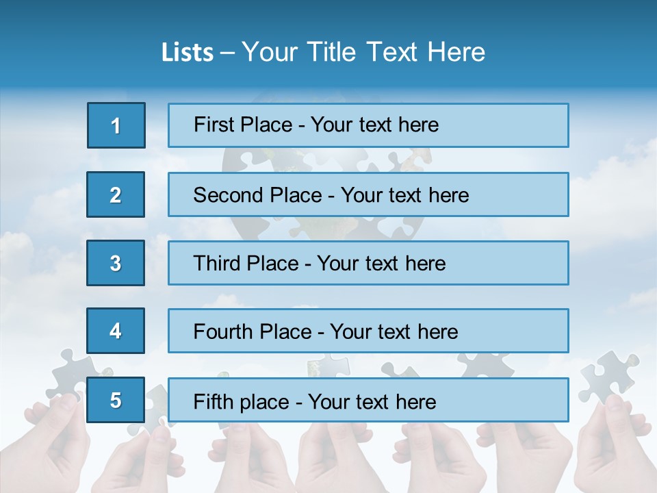Global Playing Metaphor PowerPoint Template