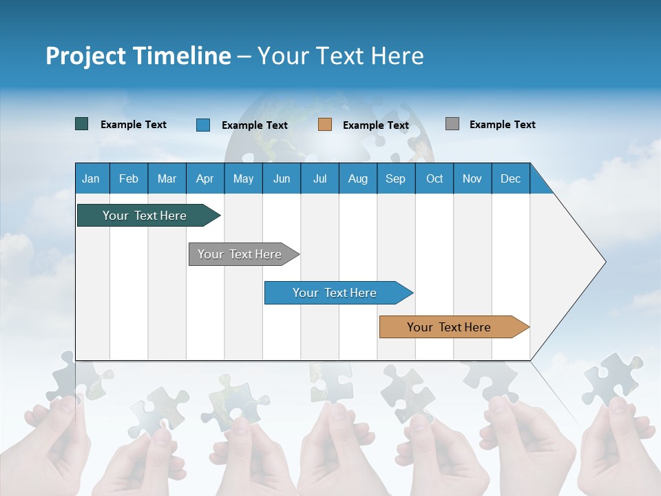 Global Playing Metaphor PowerPoint Template
