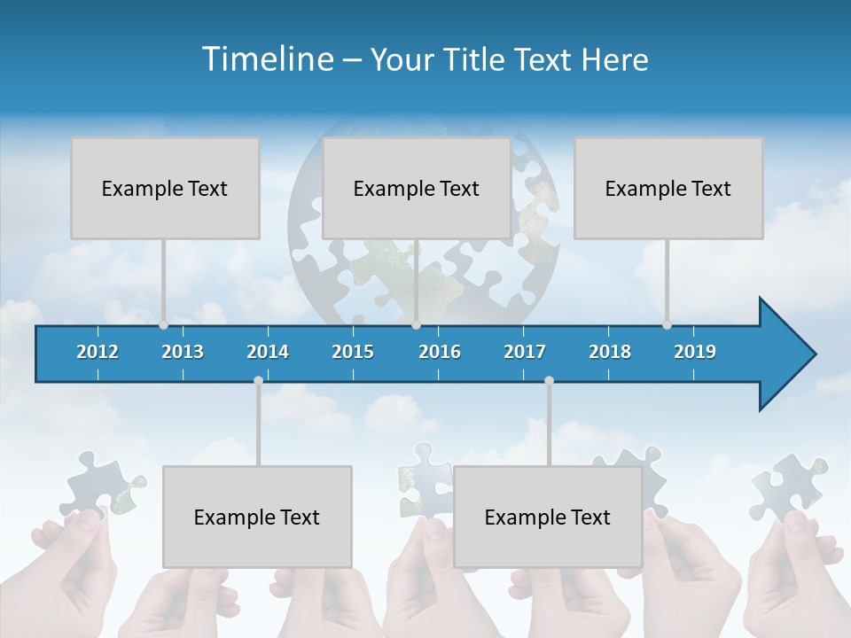 Global Playing Metaphor PowerPoint Template