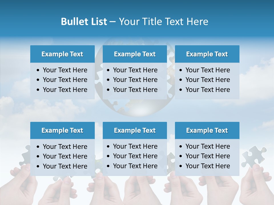 Global Playing Metaphor PowerPoint Template