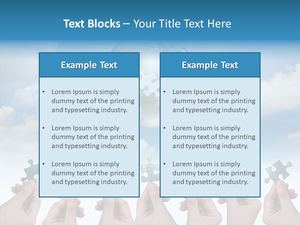 Global Playing Metaphor PowerPoint Template