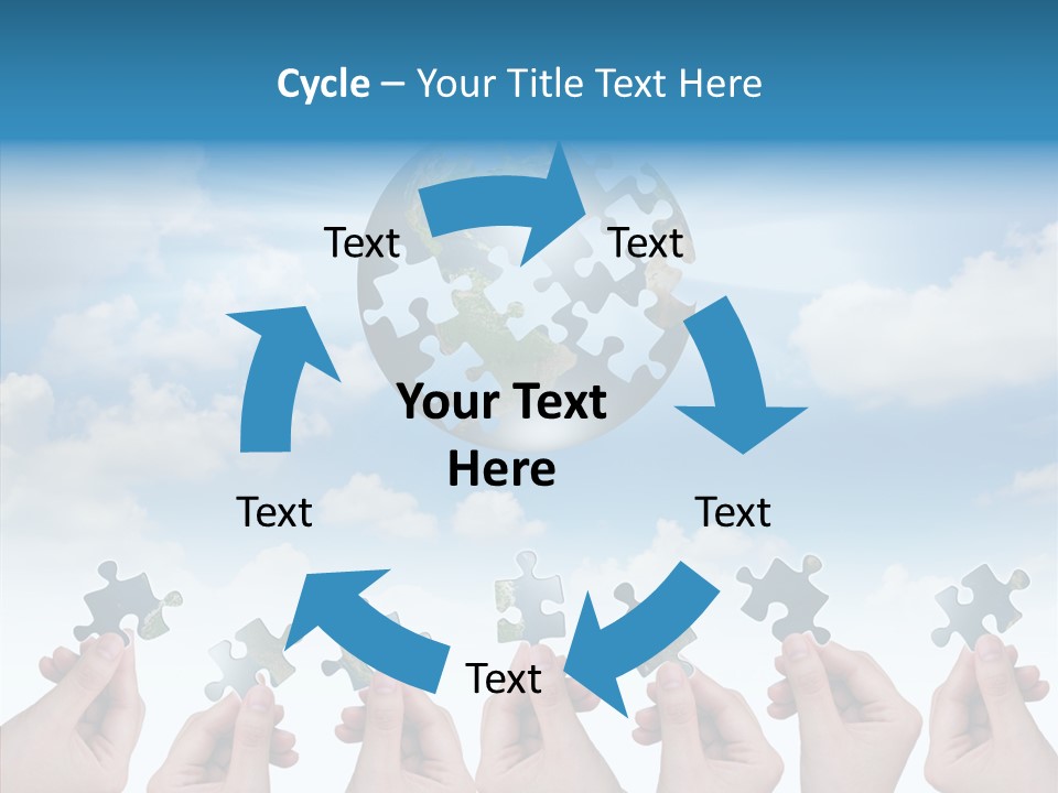 Global Playing Metaphor PowerPoint Template
