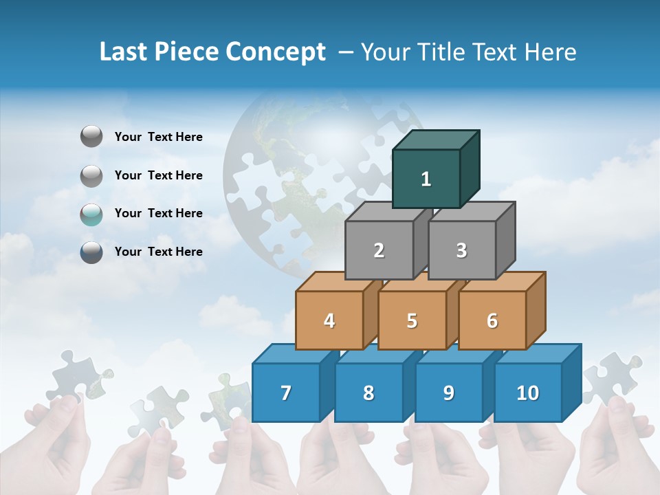 Global Playing Metaphor PowerPoint Template