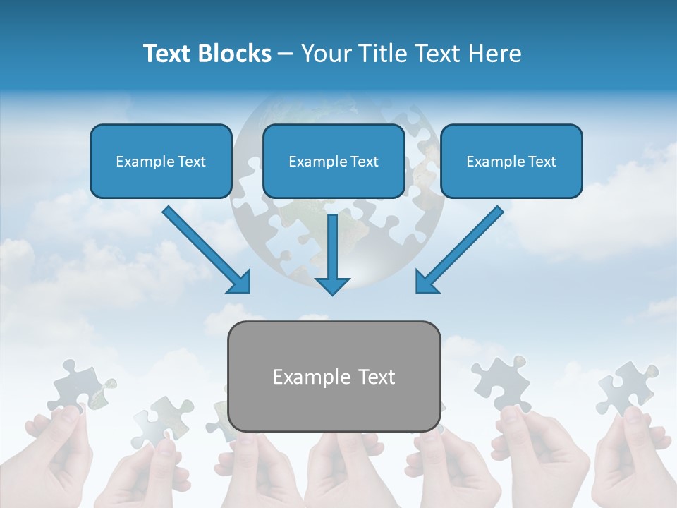 Global Playing Metaphor PowerPoint Template