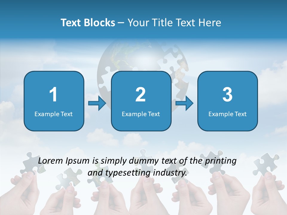 Global Playing Metaphor PowerPoint Template