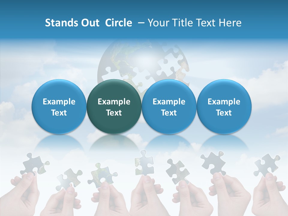 Global Playing Metaphor PowerPoint Template