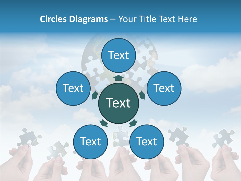 Global Playing Metaphor PowerPoint Template