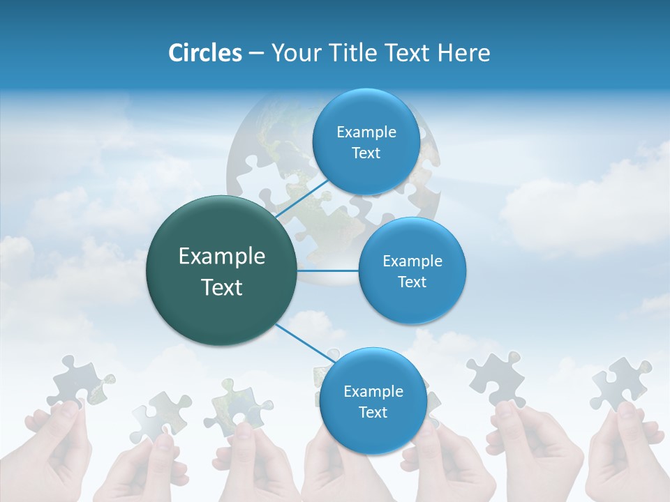 Global Playing Metaphor PowerPoint Template