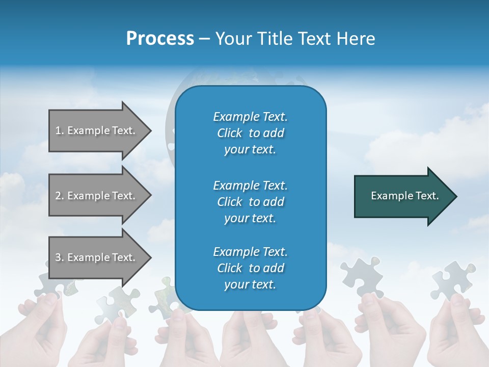 Global Playing Metaphor PowerPoint Template