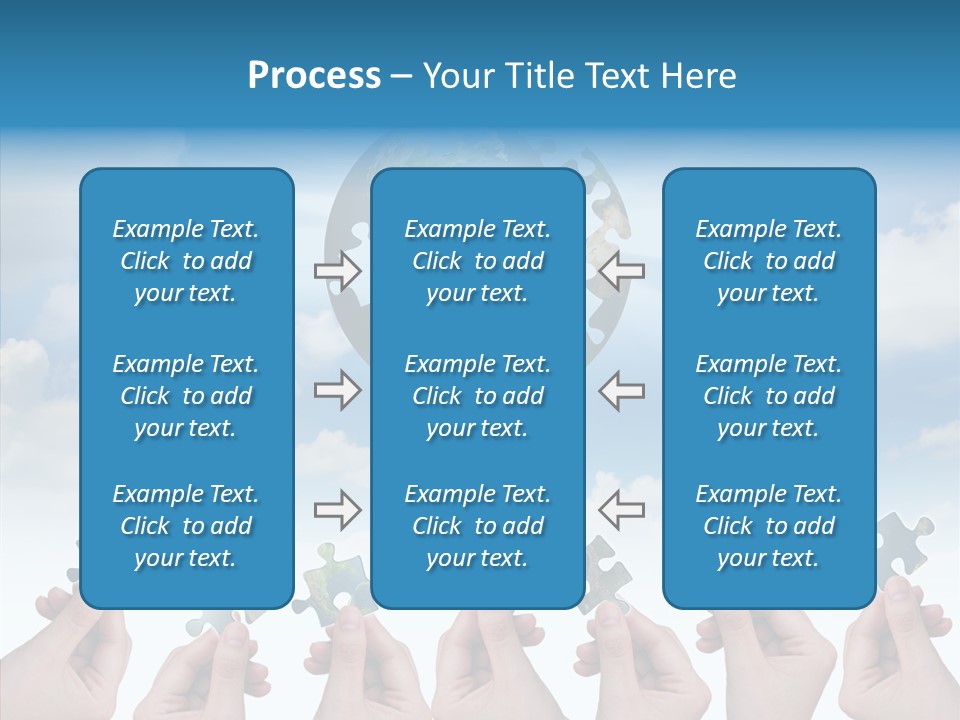 Global Playing Metaphor PowerPoint Template
