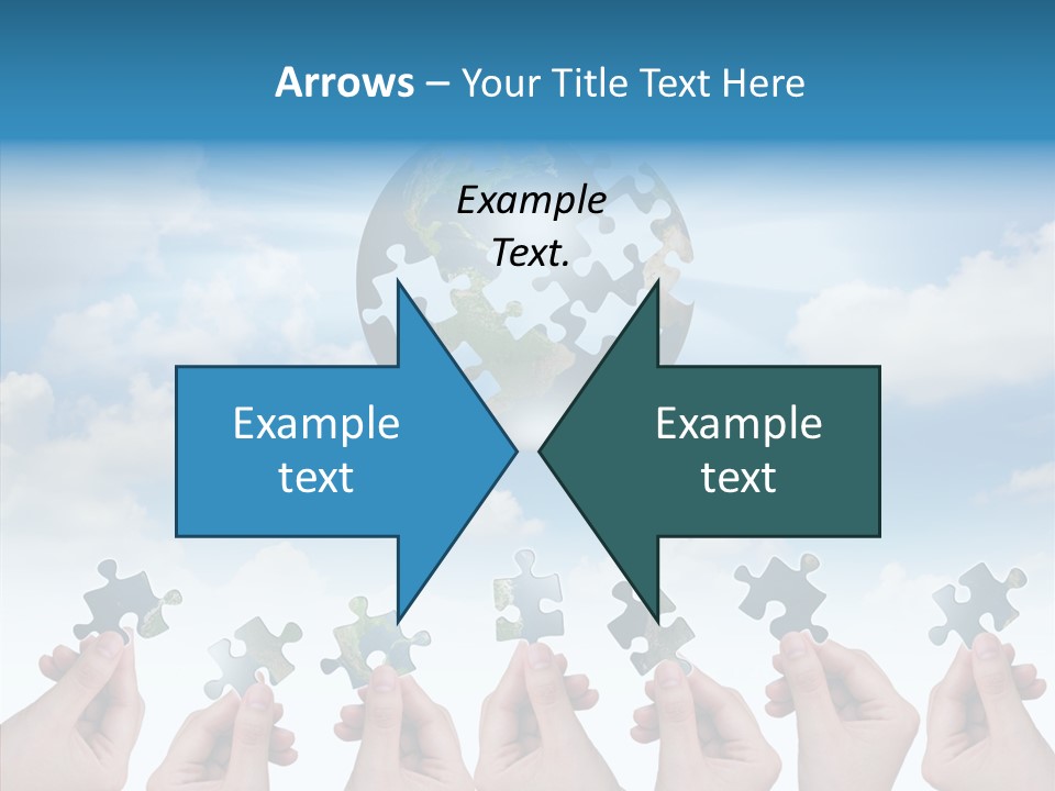 Global Playing Metaphor PowerPoint Template