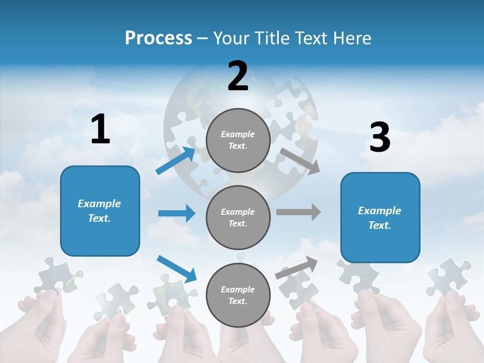 Global Playing Metaphor PowerPoint Template