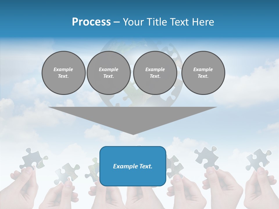 Global Playing Metaphor PowerPoint Template