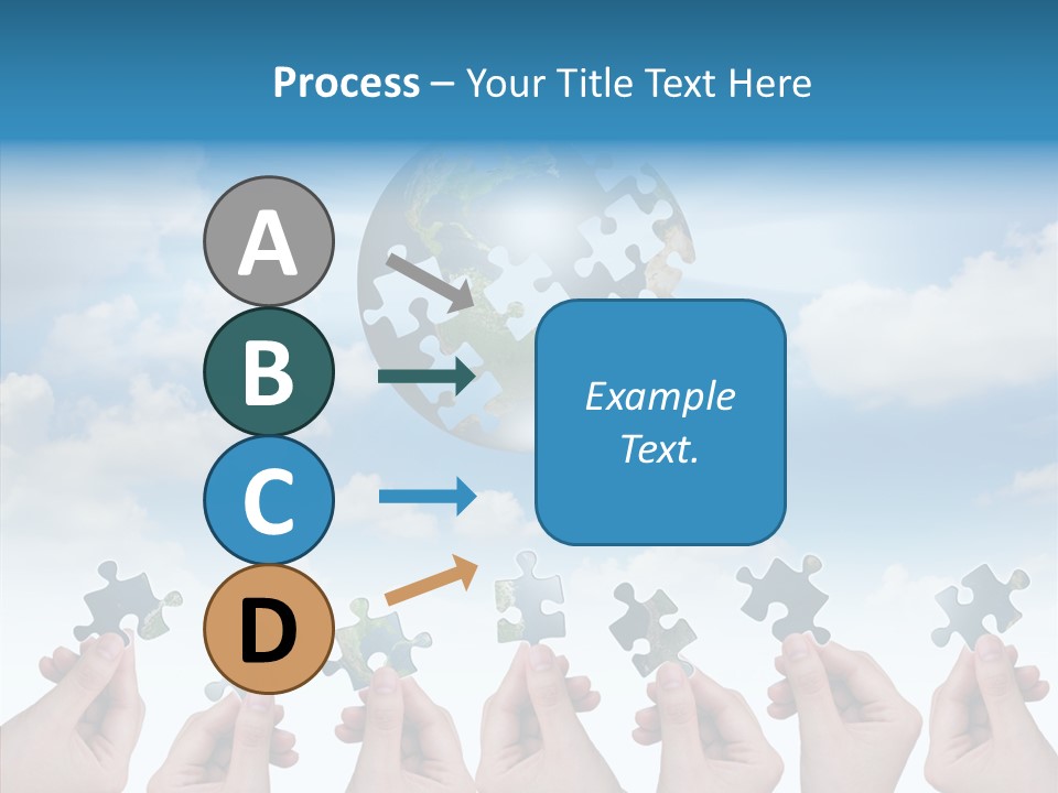 Global Playing Metaphor PowerPoint Template