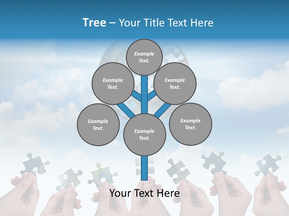 Global Playing Metaphor PowerPoint Template