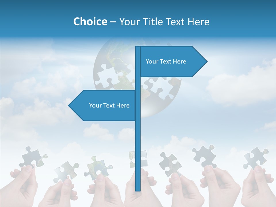 Global Playing Metaphor PowerPoint Template