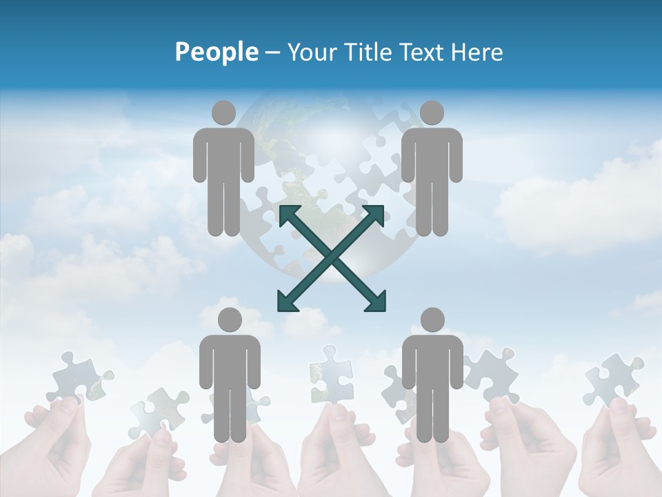 Global Playing Metaphor PowerPoint Template