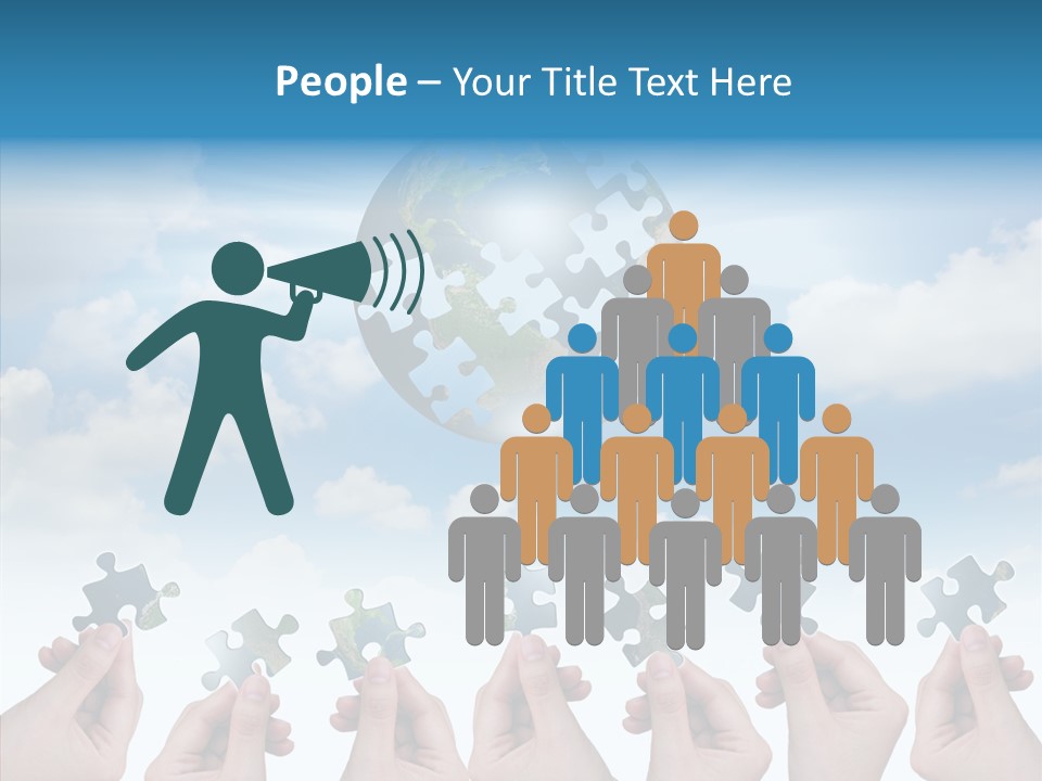 Global Playing Metaphor PowerPoint Template