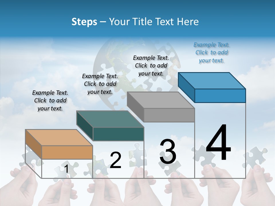 Global Playing Metaphor PowerPoint Template