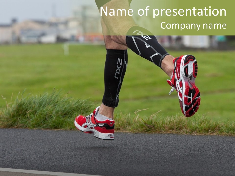 Speed Run Cycle PowerPoint Template