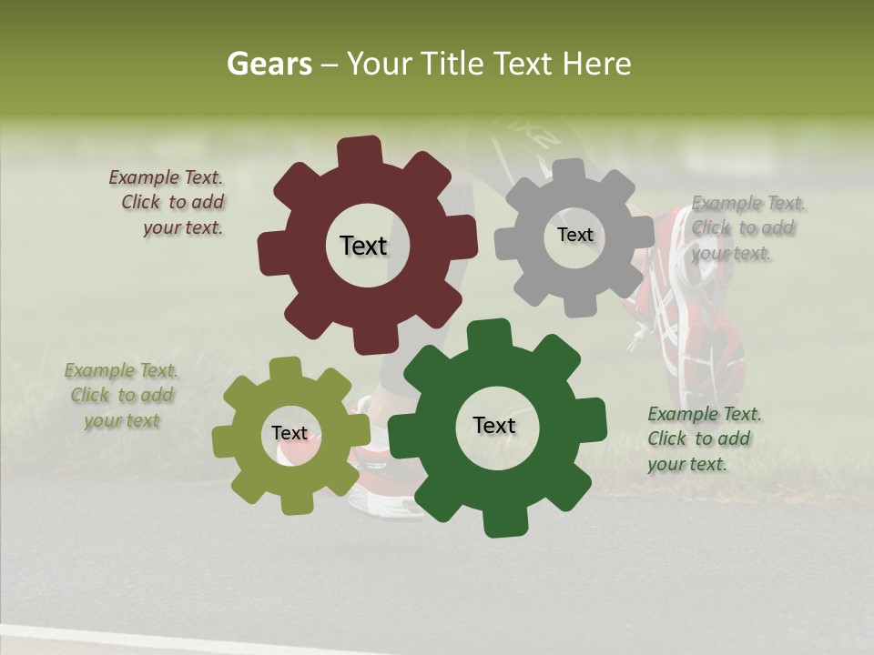 Speed Run Cycle PowerPoint Template