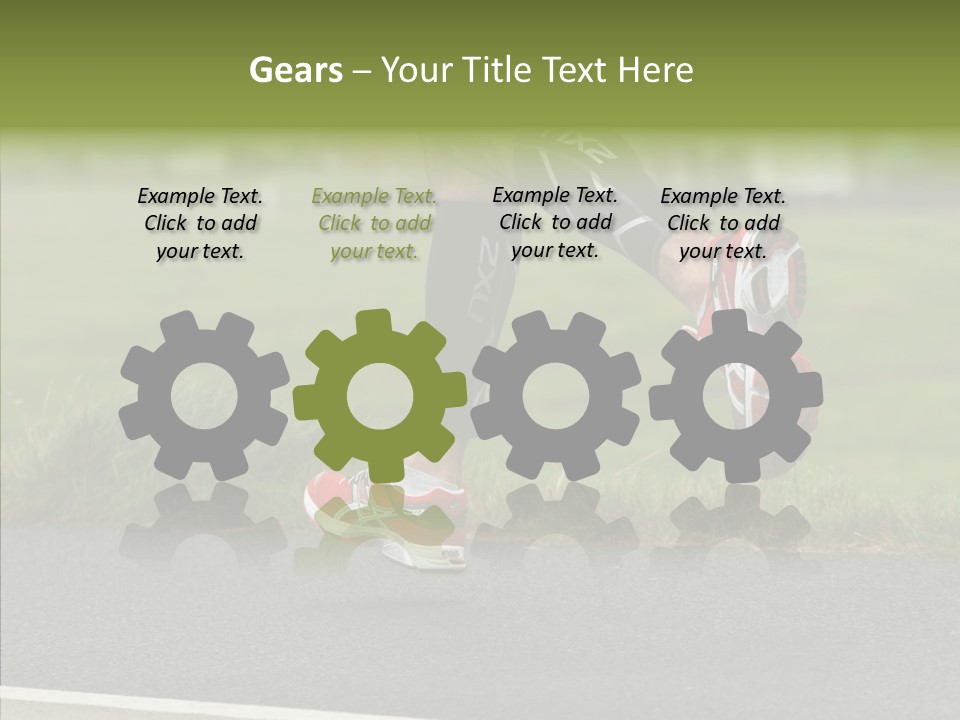 Speed Run Cycle PowerPoint Template