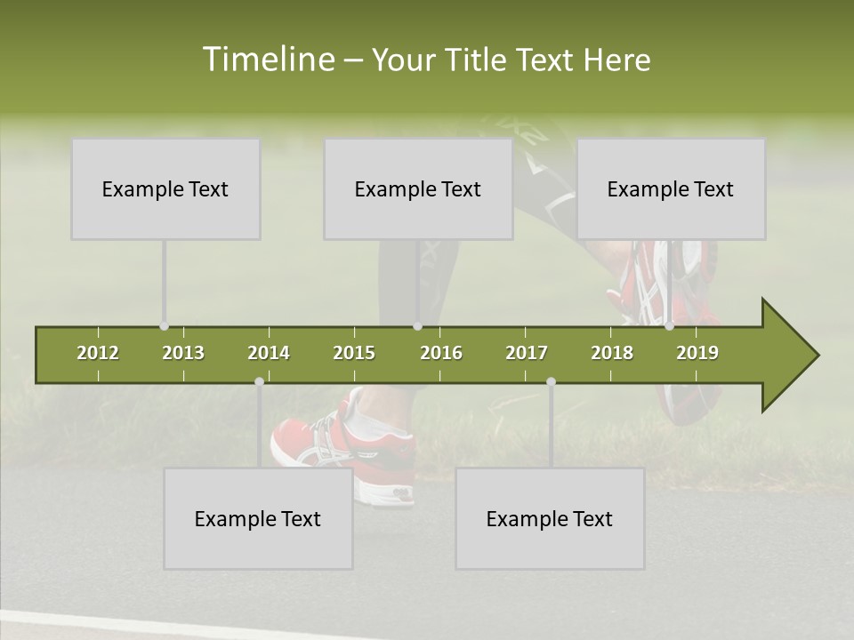 Speed Run Cycle PowerPoint Template