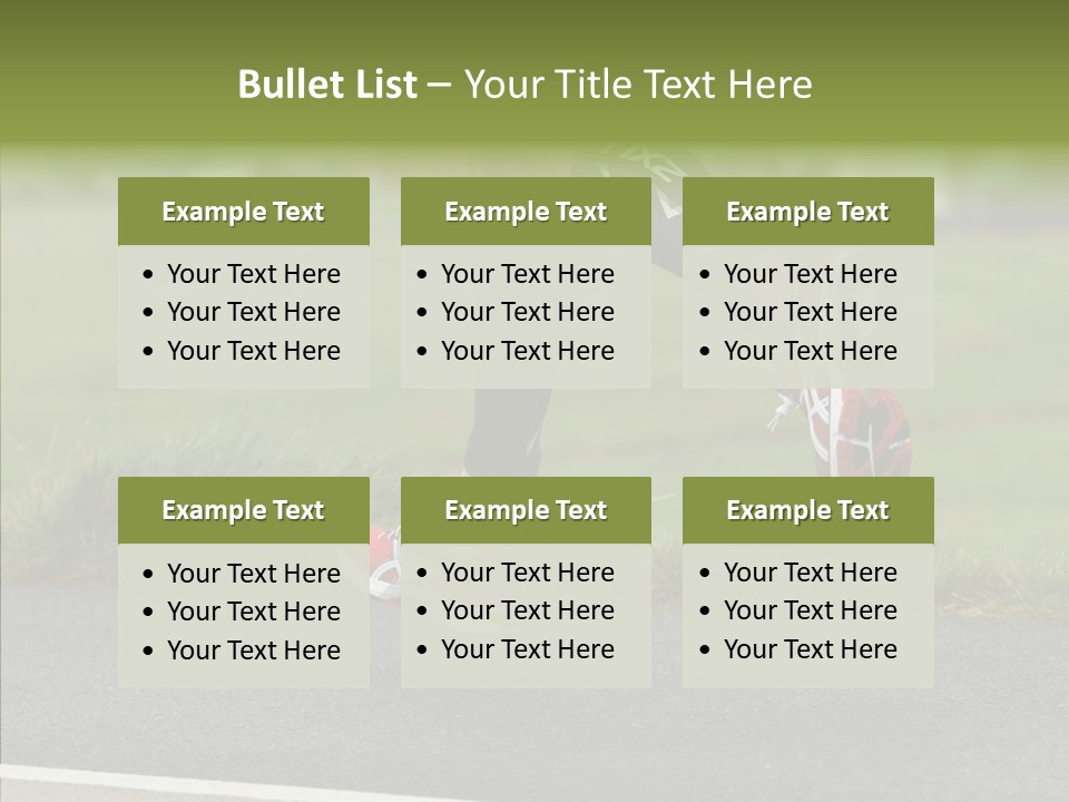 Speed Run Cycle PowerPoint Template